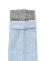 Block Open Toe Knee Socks