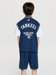 SPORTIVE VARSITY LAYERED T-SHIRT SET