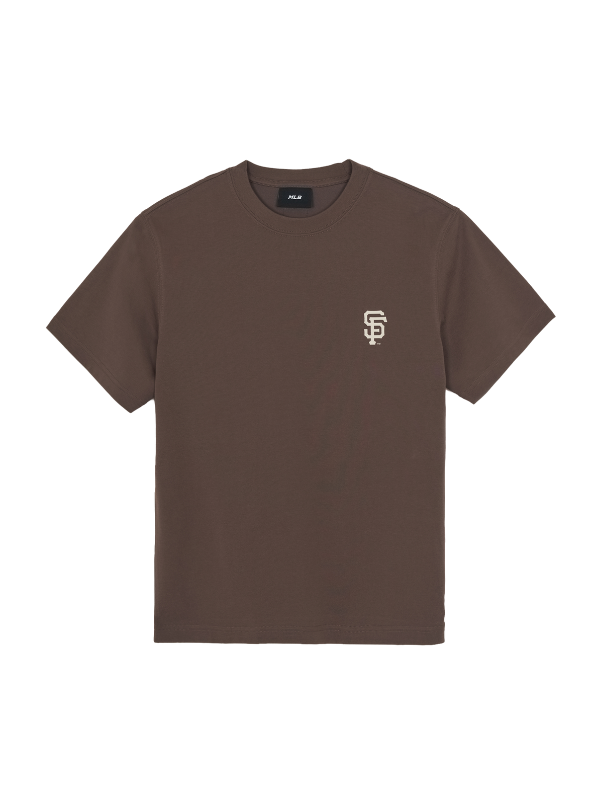 BASIC SMALL LOGO SEMI OVER-FIT T-shirt