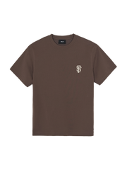 BASIC SMALL LOGO SEMI OVER-FIT T-shirt