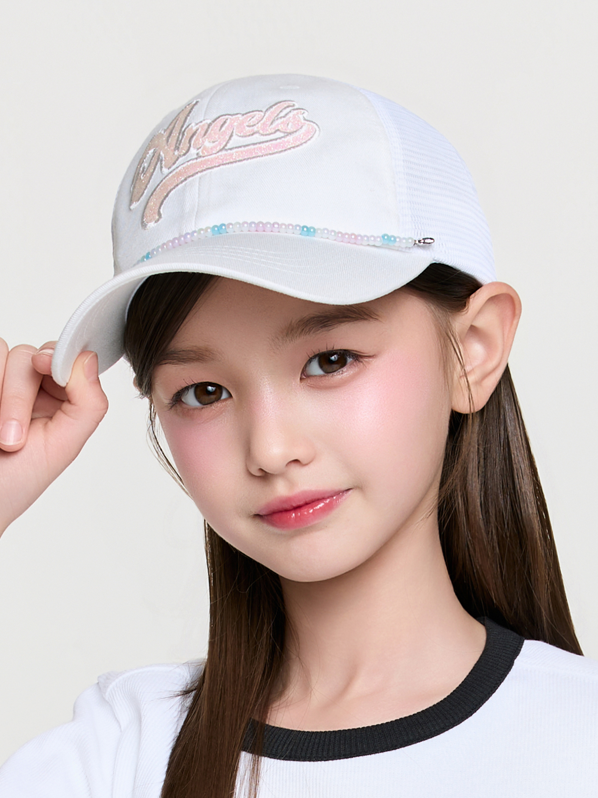 Girl's Angels Mesh Ballcap