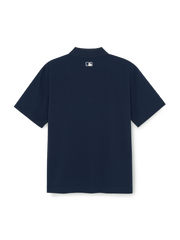 Varsity Small Cursive Over Fit Polo T-Shirts