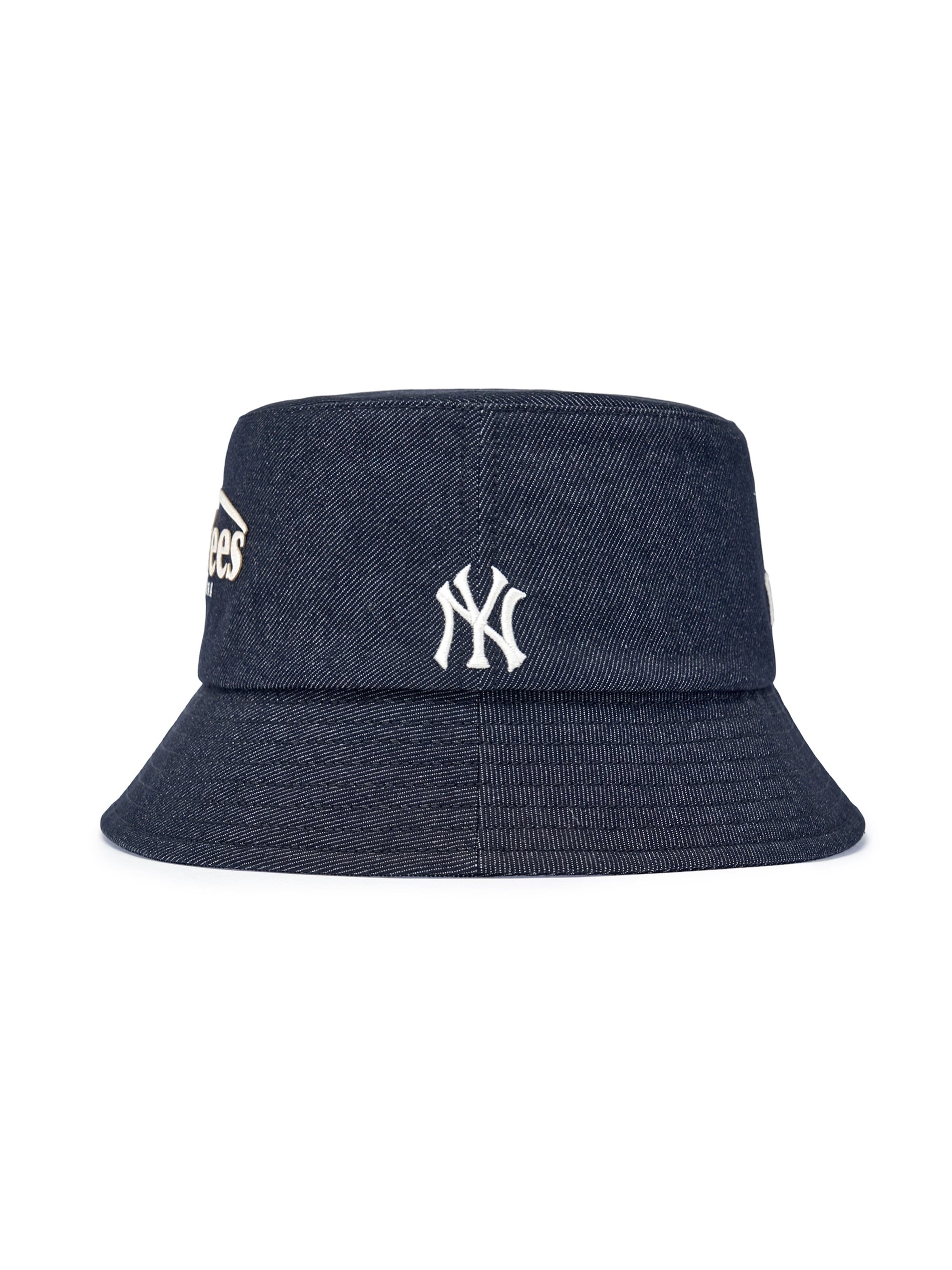 Vintage Denim Curve Logo Bucket Hat