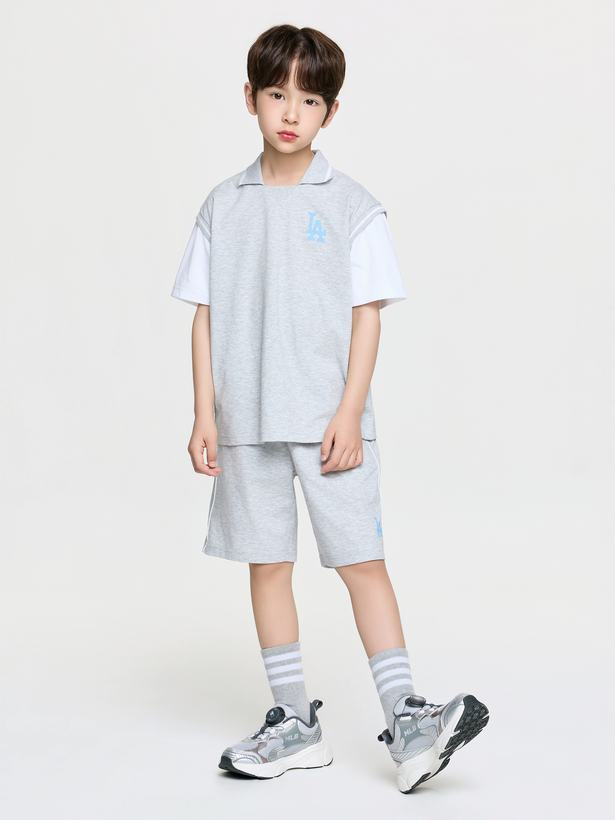 Sportive Varsity Layered T-Shirt Set
