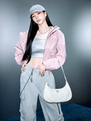 Basic Vintage Nylon Hobo Bag