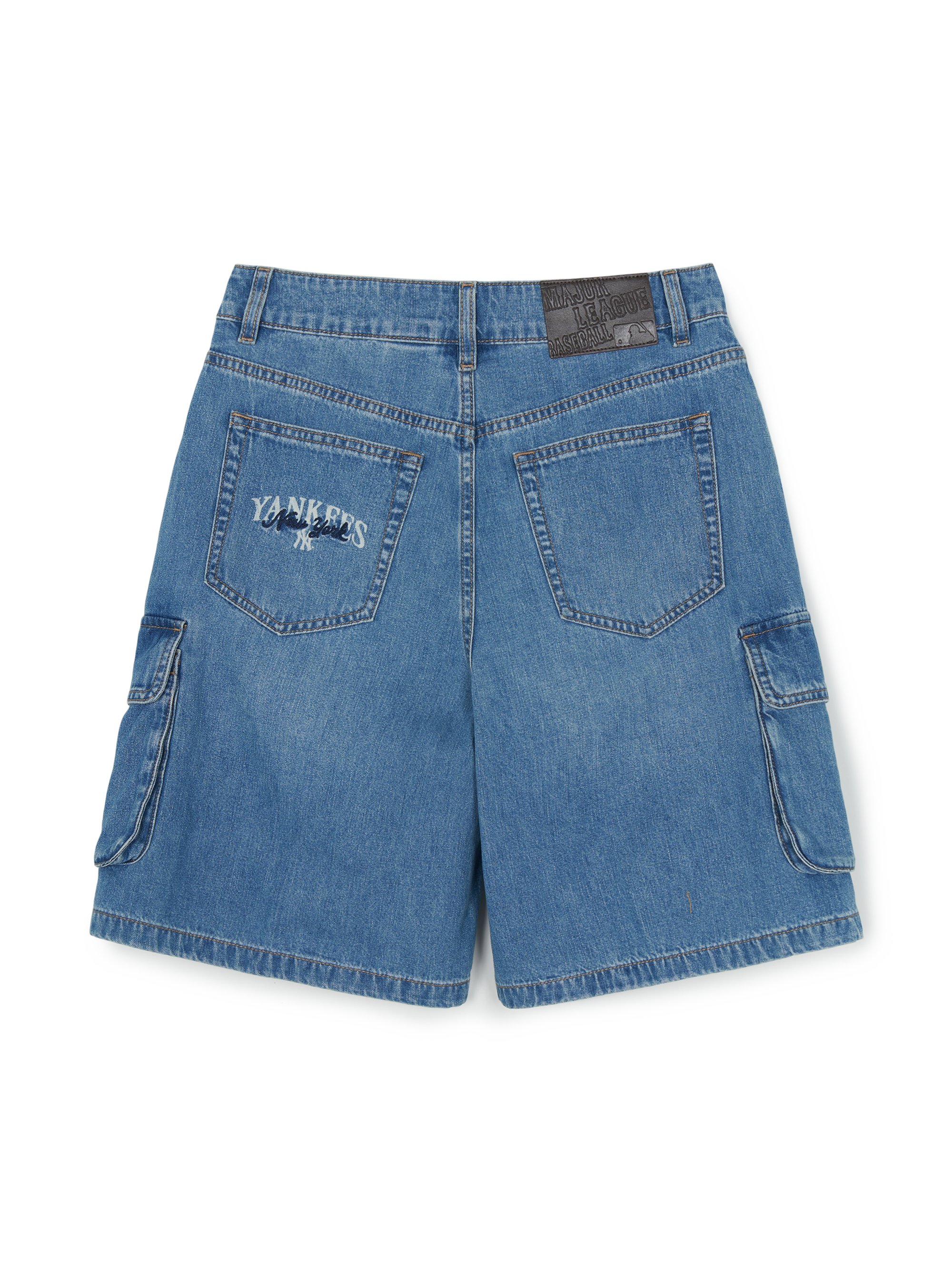 Women's Varsity Vintage Slub Cargo 9in Denim Shorts