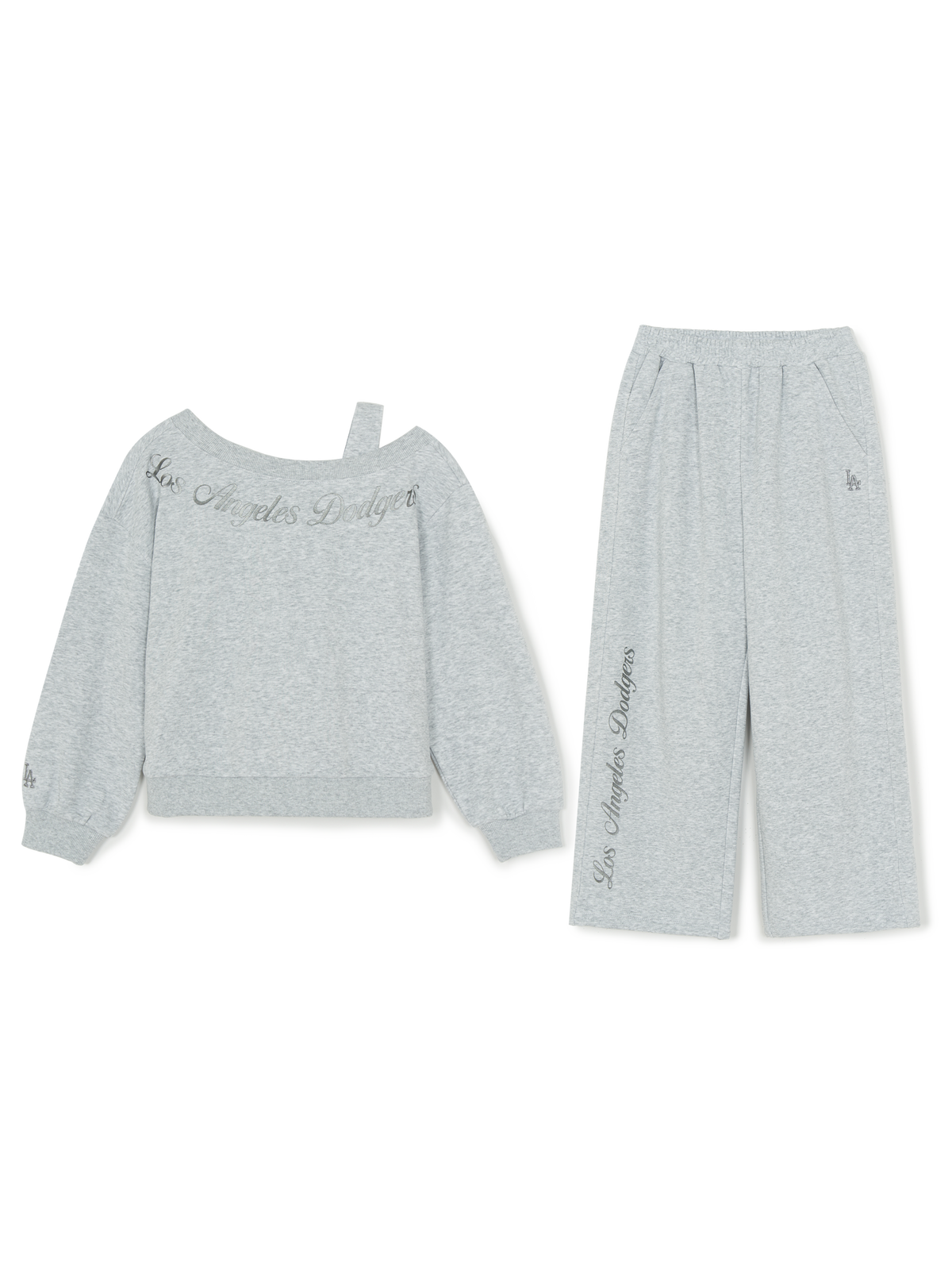 Street Girl's Lettering Layered Sweatshirt Set