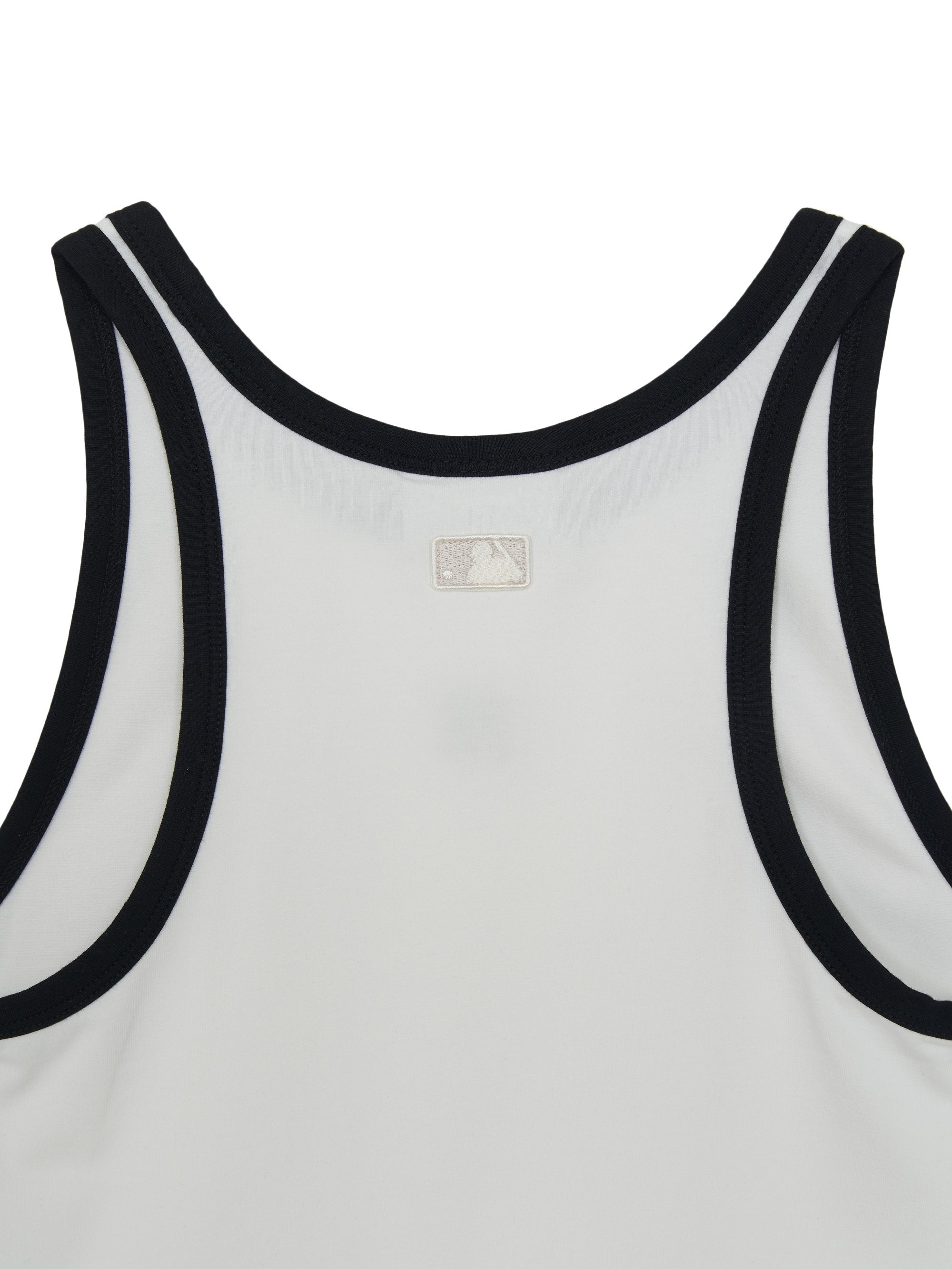 Women's Basic Ringer Crop Sleeveless T-shirt