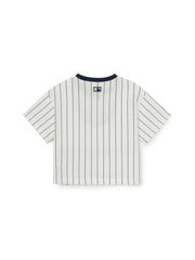 Varsity Girl's Striped T-shirt Set