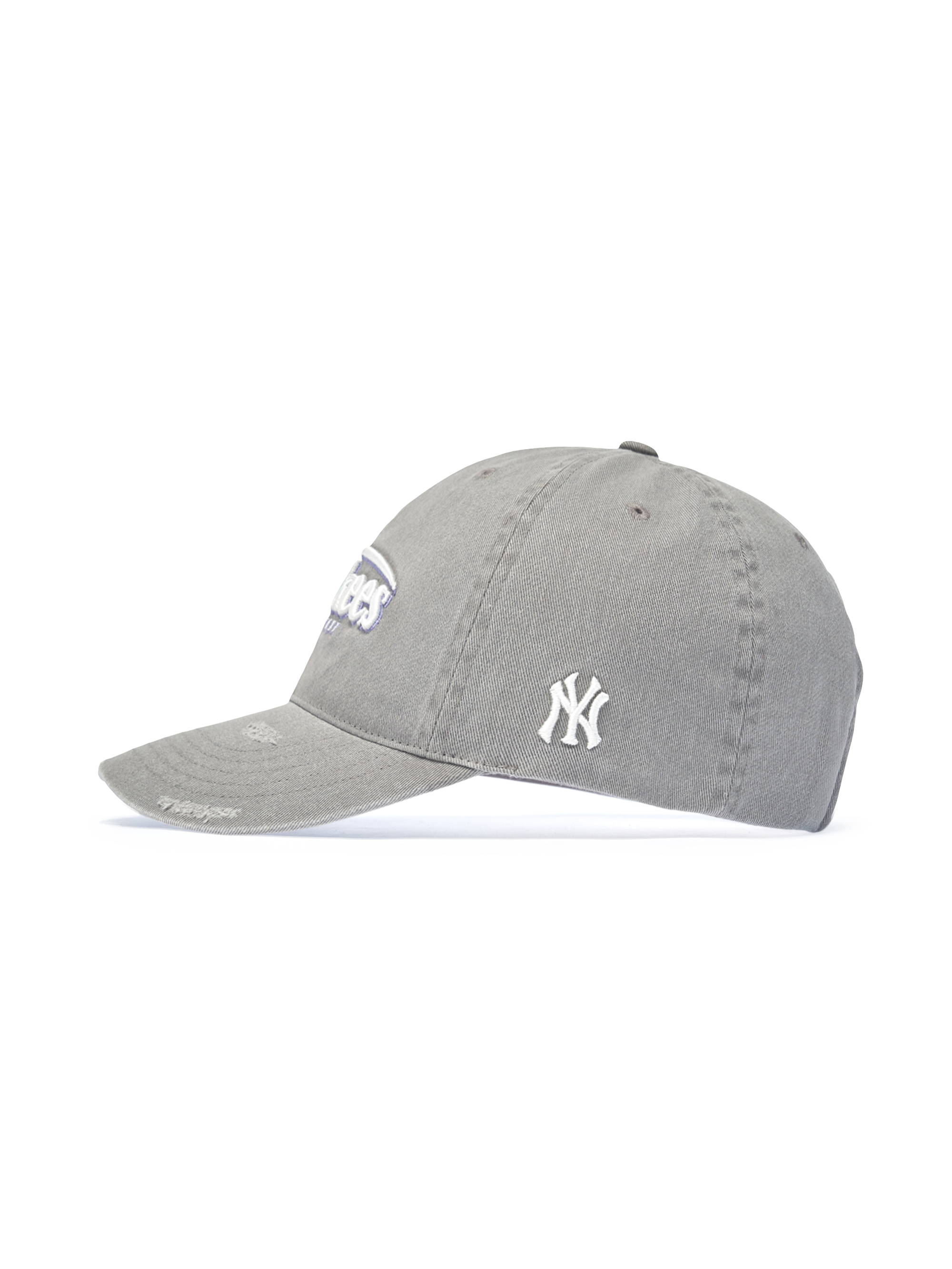 Vintage Damage Curve Logo Unstructured Ballcap