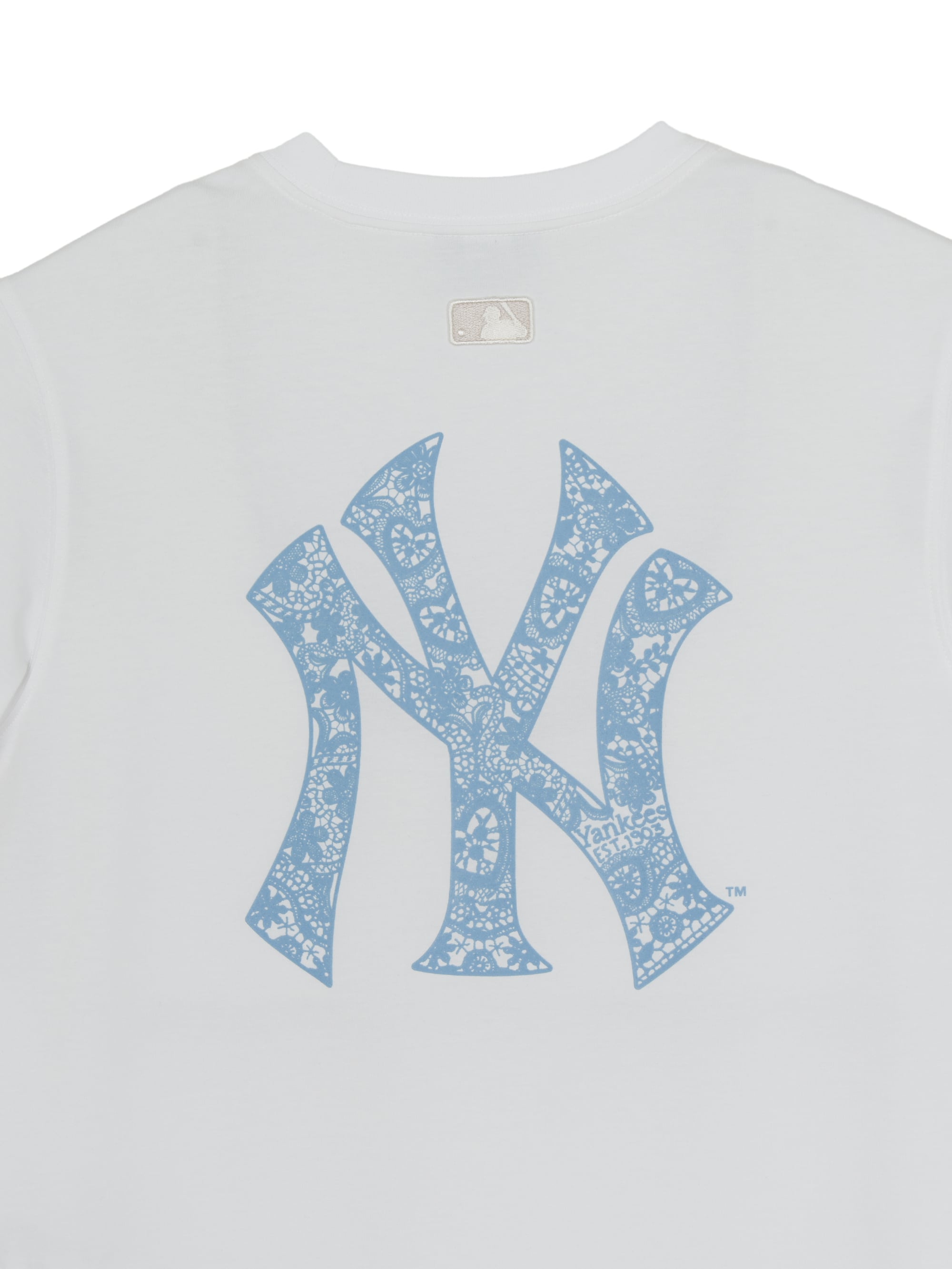 BASIC LACE MEGA LOGO OVER FIT T-shirt