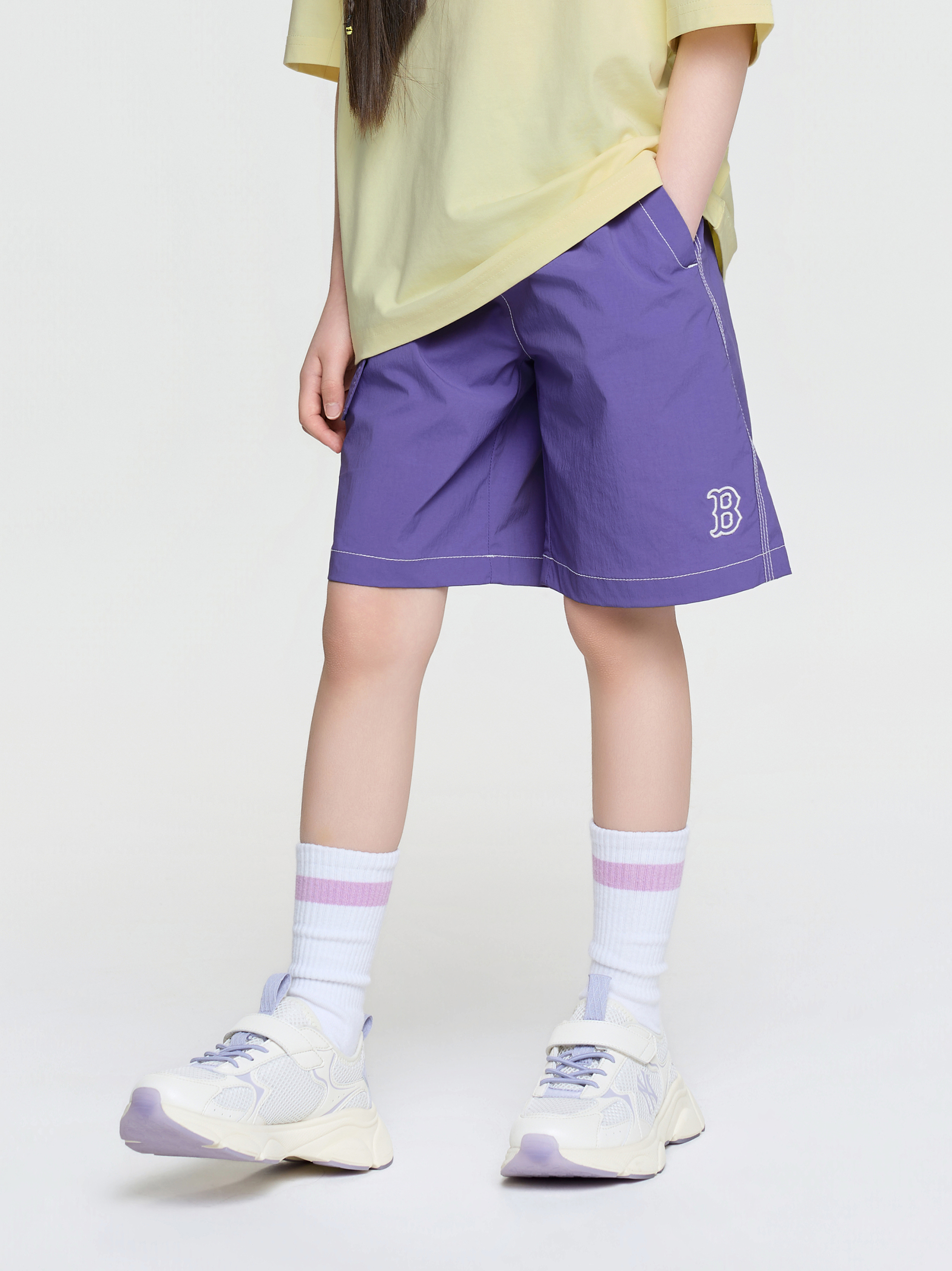 Sportive Small Logo Nylon Shorts