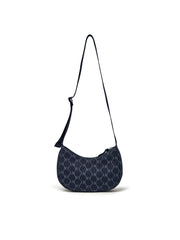 Dia Monogram Denim Jqd Hobo Bag