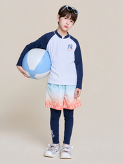 STREET MONOGRAM ZIP-UP RASHGUARD 3P SET