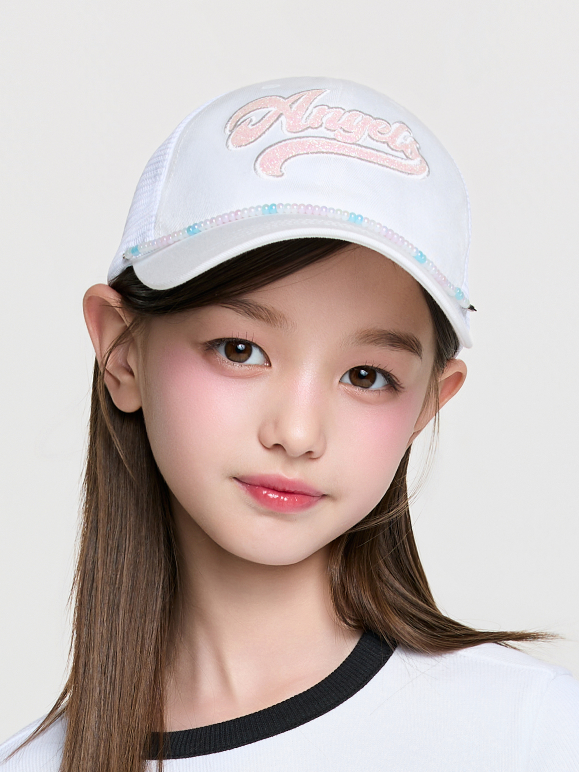 Girl's Angels Mesh Ballcap