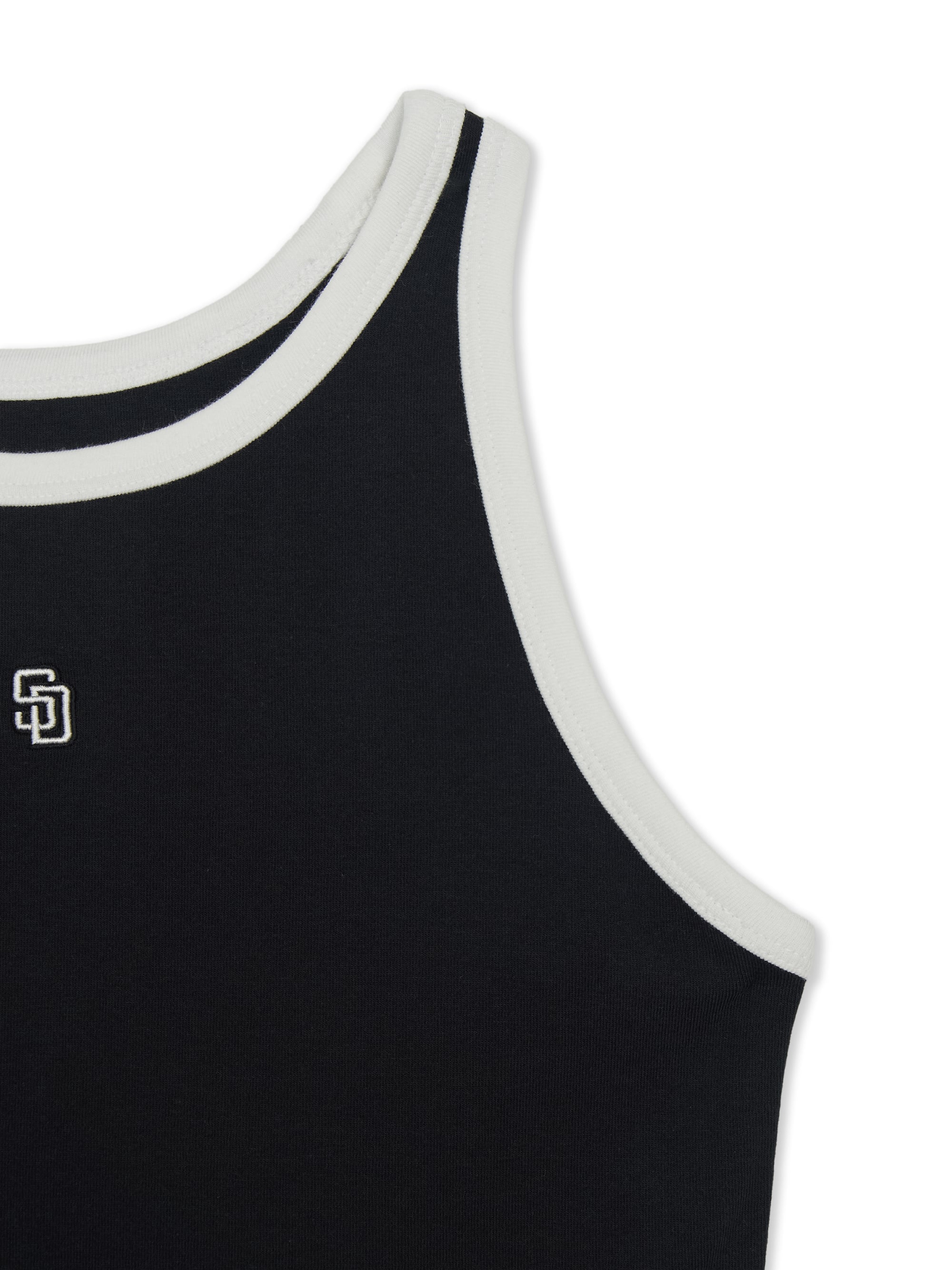 Women's Basic Ringer Ribbed Sleeveless Ops