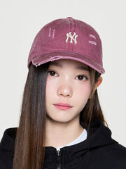 Pigment Damaged Washing Ballcap