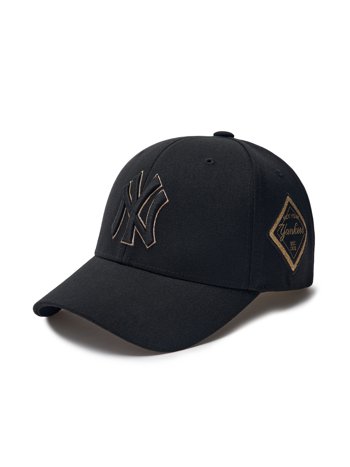 Diamond Stamp Structured Ball Cap