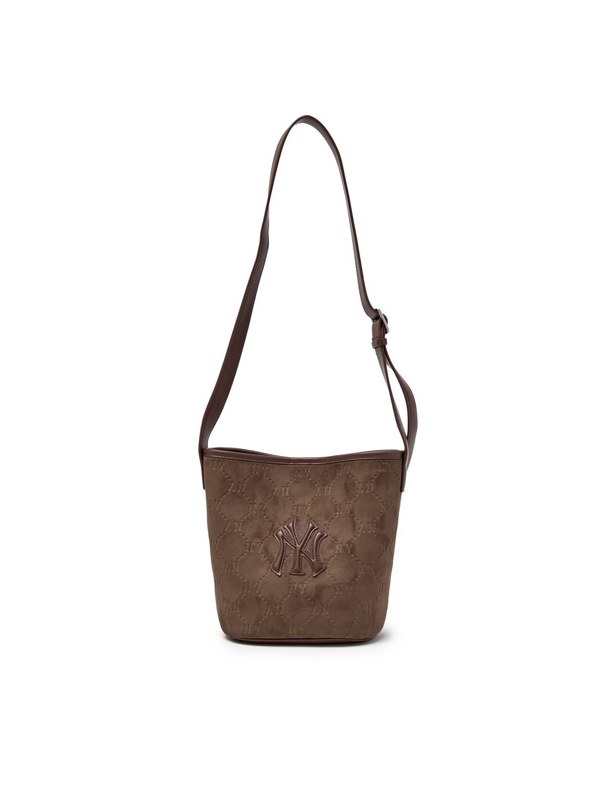 Monogram Suede Bucket Bag