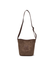 Monogram Suede Bucket Bag