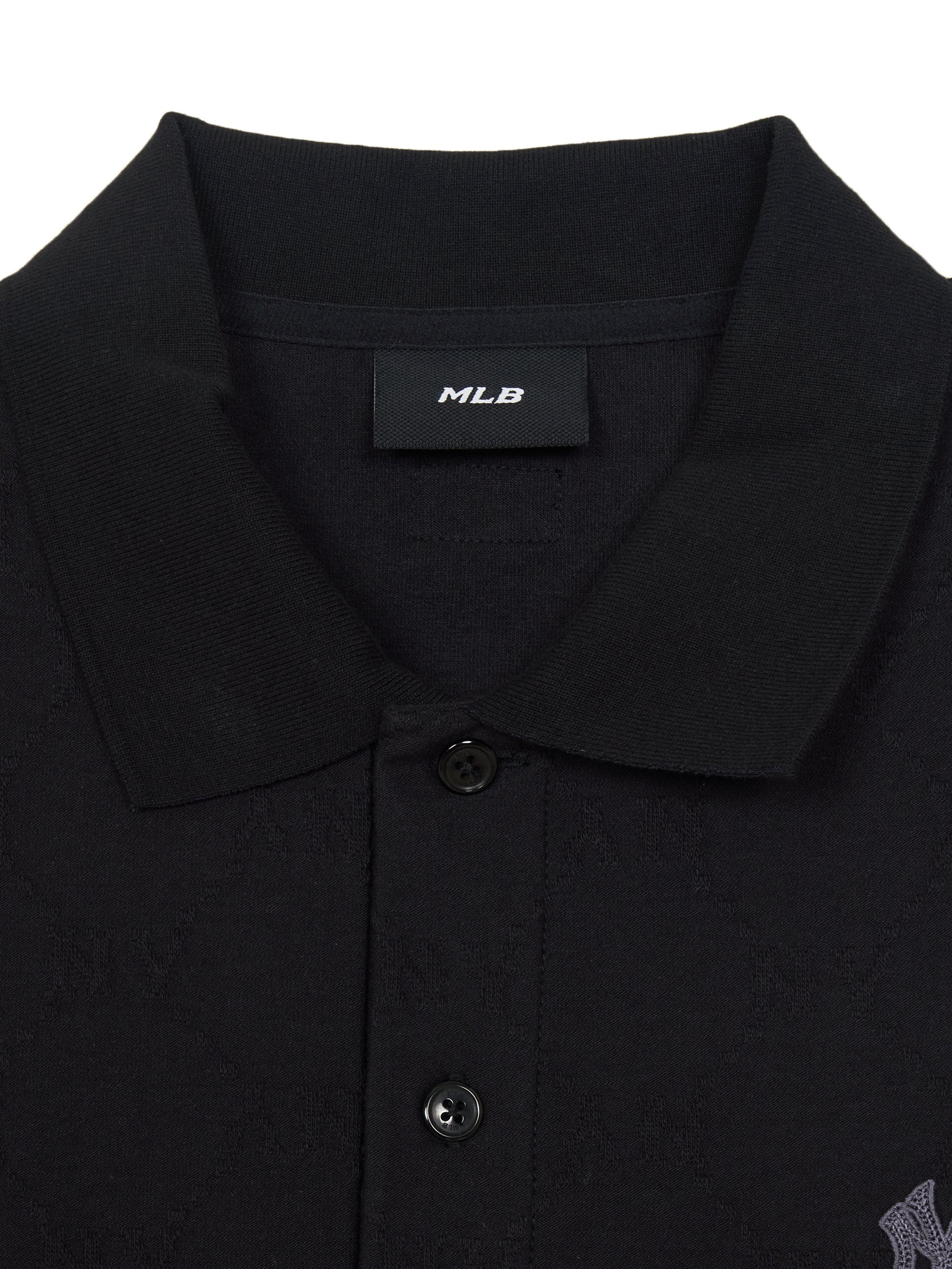 Dia Monogram Tonal Jacquard Polo T-Shirts