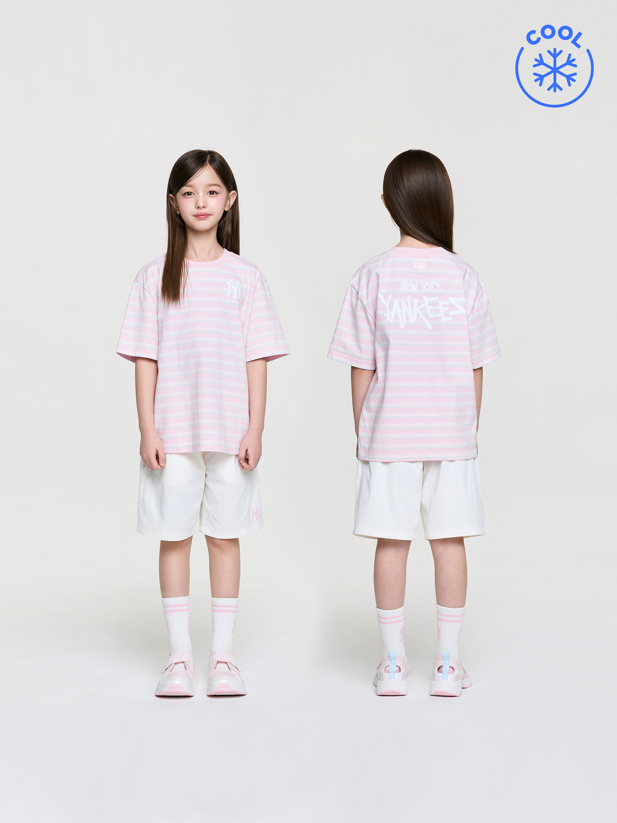 STREET BASIC STRIPED ARTWORK T-shirt SET
