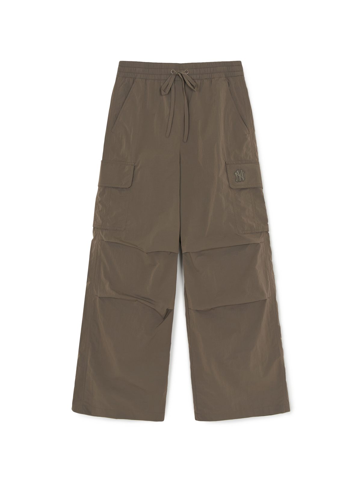 Women's GORPCORE Glossy High Waist Cargo Wide Flare Pants