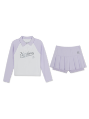 Girl's Sportive Rashguard Shorts Set