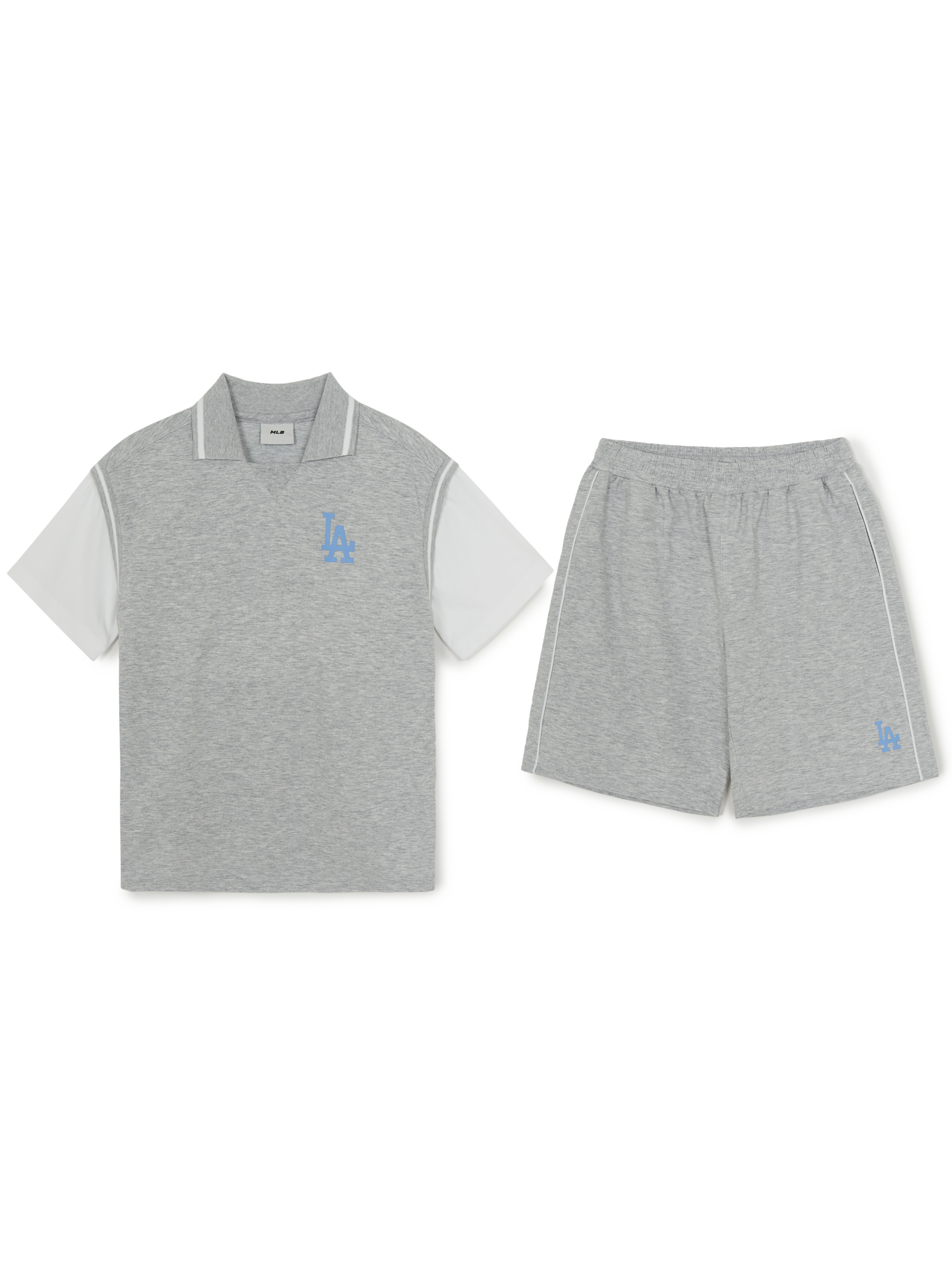 Sportive Varsity Layered T-Shirt Set