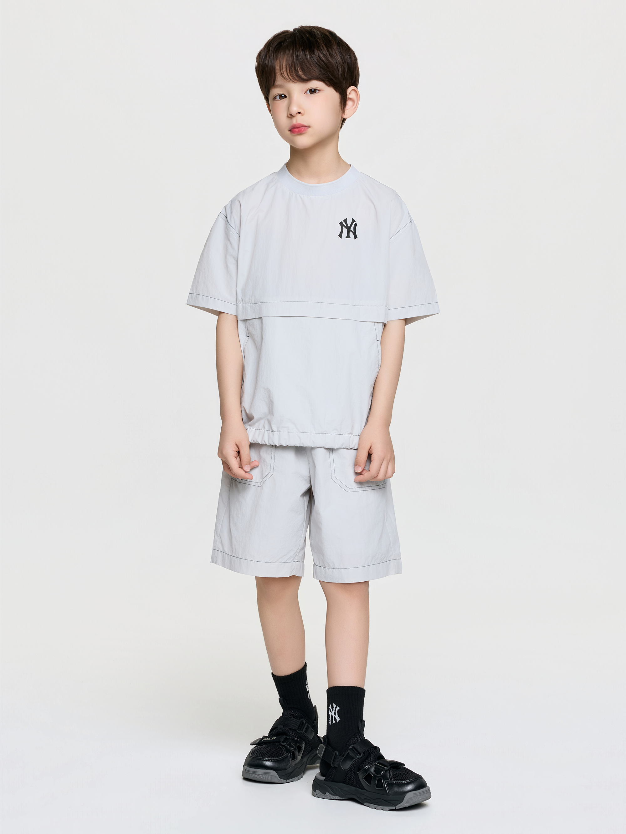 OUTDOOR BASIC WOVEN T-SHIRT SET