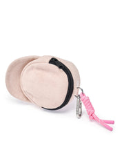 Basic Suede Ballcap Pouch Keyring
