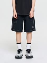 SPORTIVE SMALL LOGO NYLON SHORTS