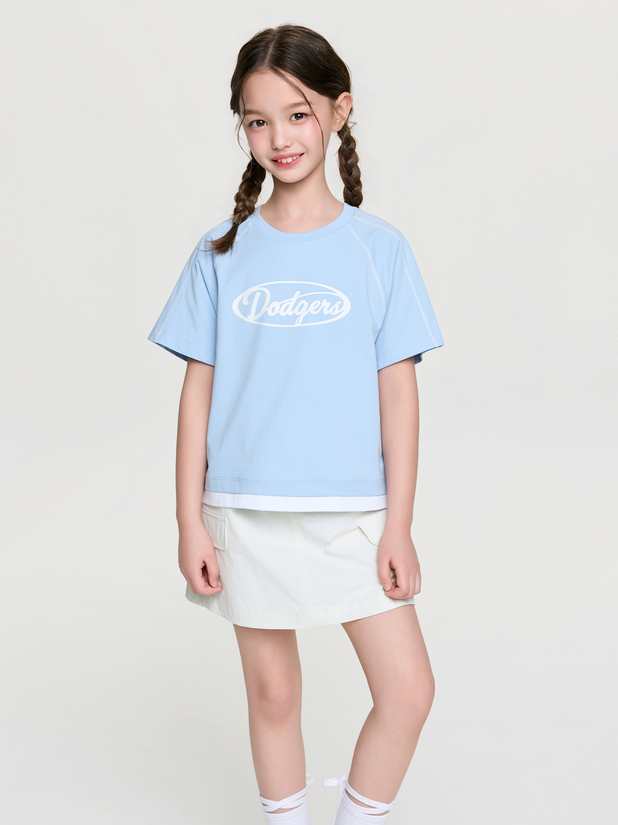 OUTDOOR BASIC SKORT T-SHIRT SET(Girl's)