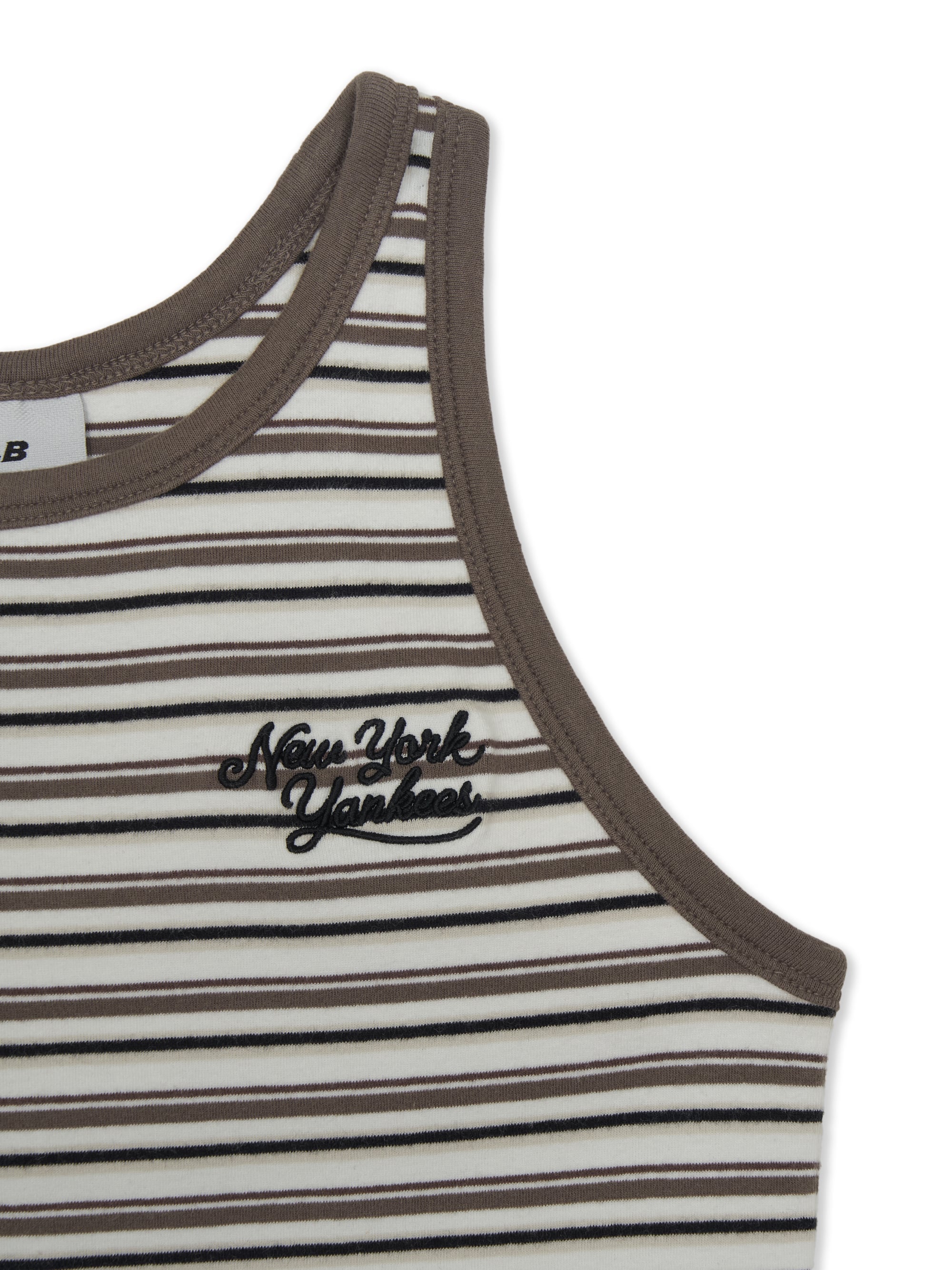 Women's Stripe Sleeveless T-shirt
