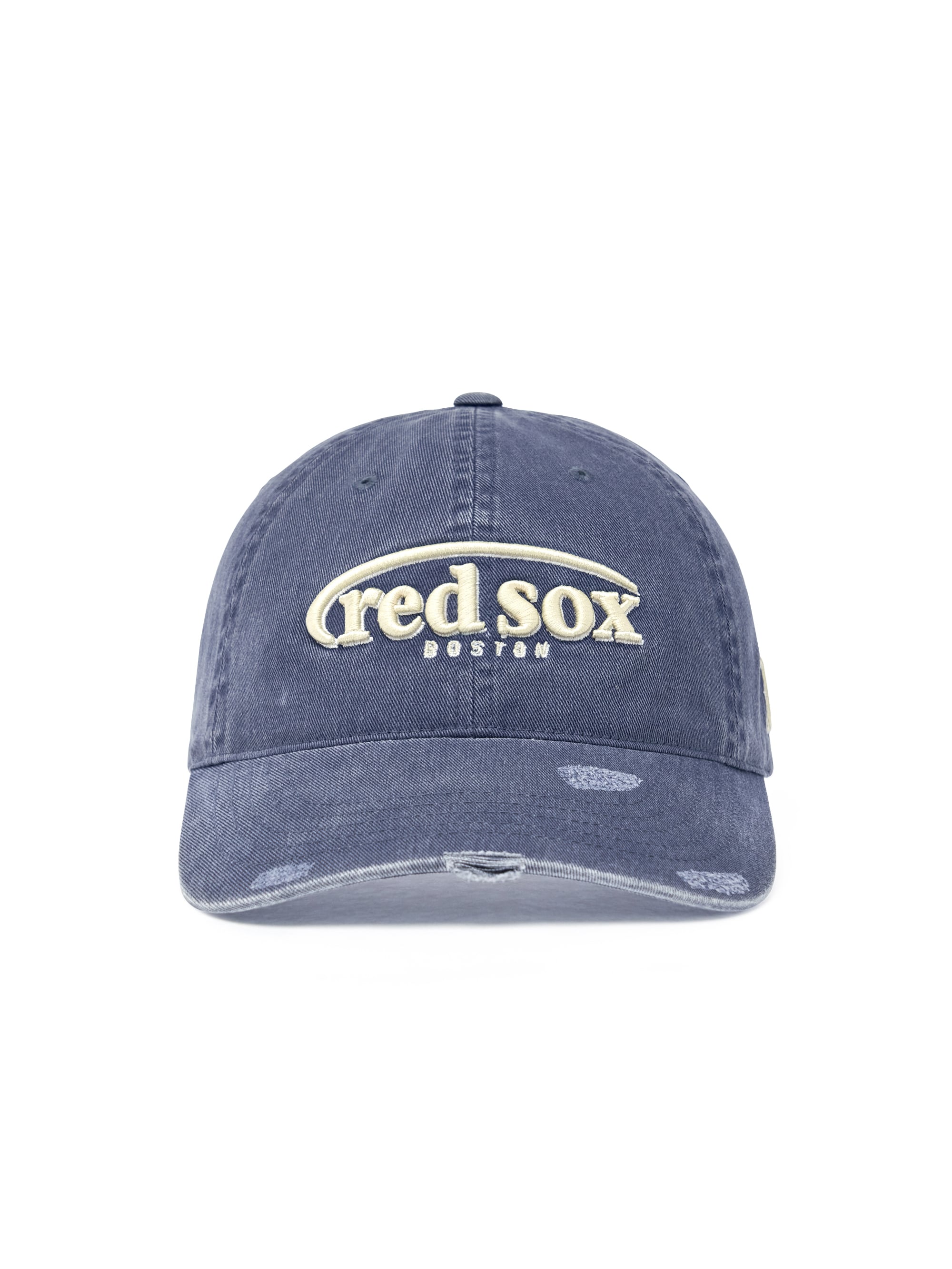 Vintage Damage Curve Logo Unstructured Ballcap