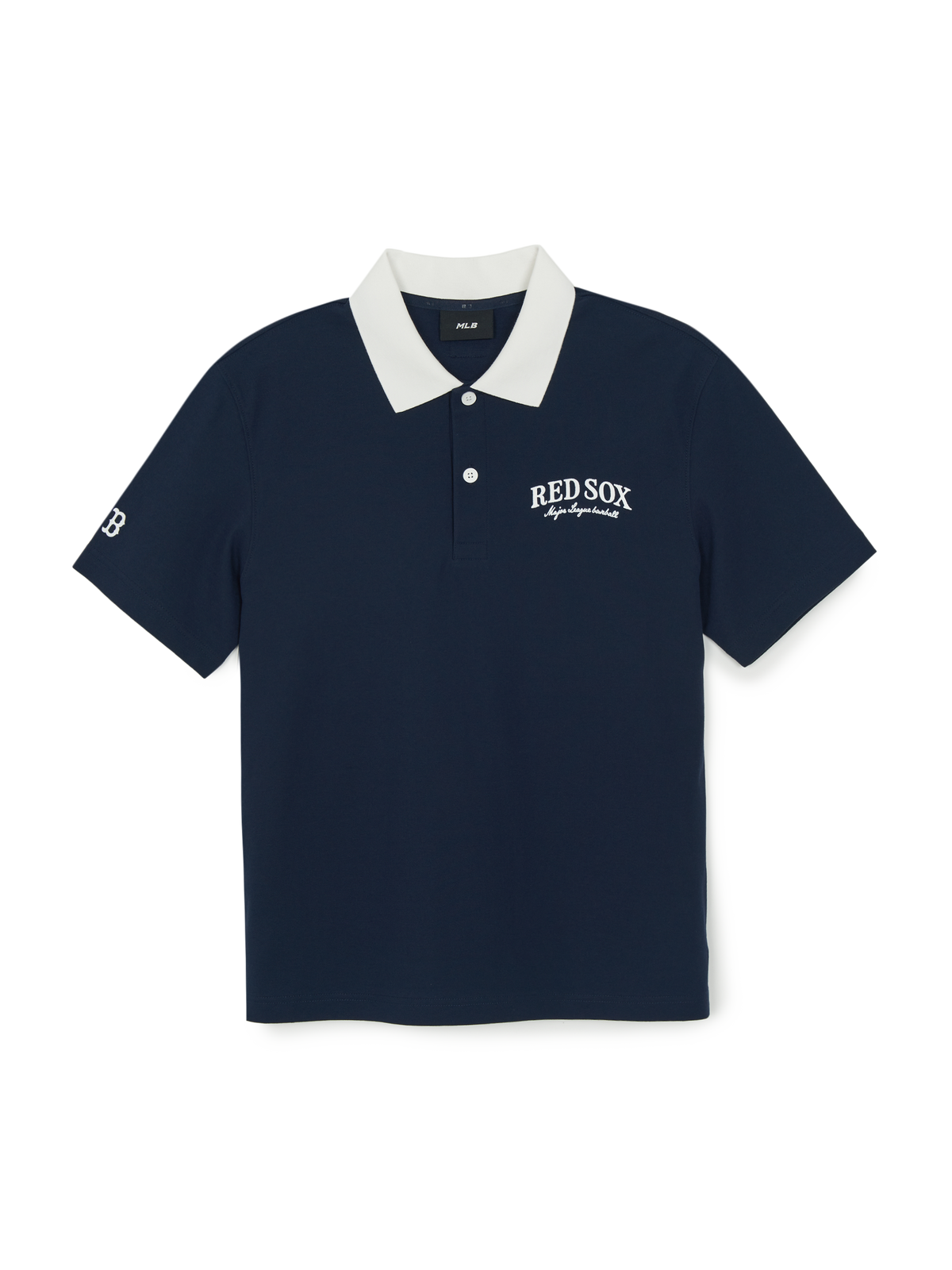 Basic Small Letter Comfortable Fit Polo T-Shirts