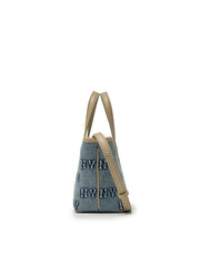 Classic Monogram Denim Embo Mini Cross Bag