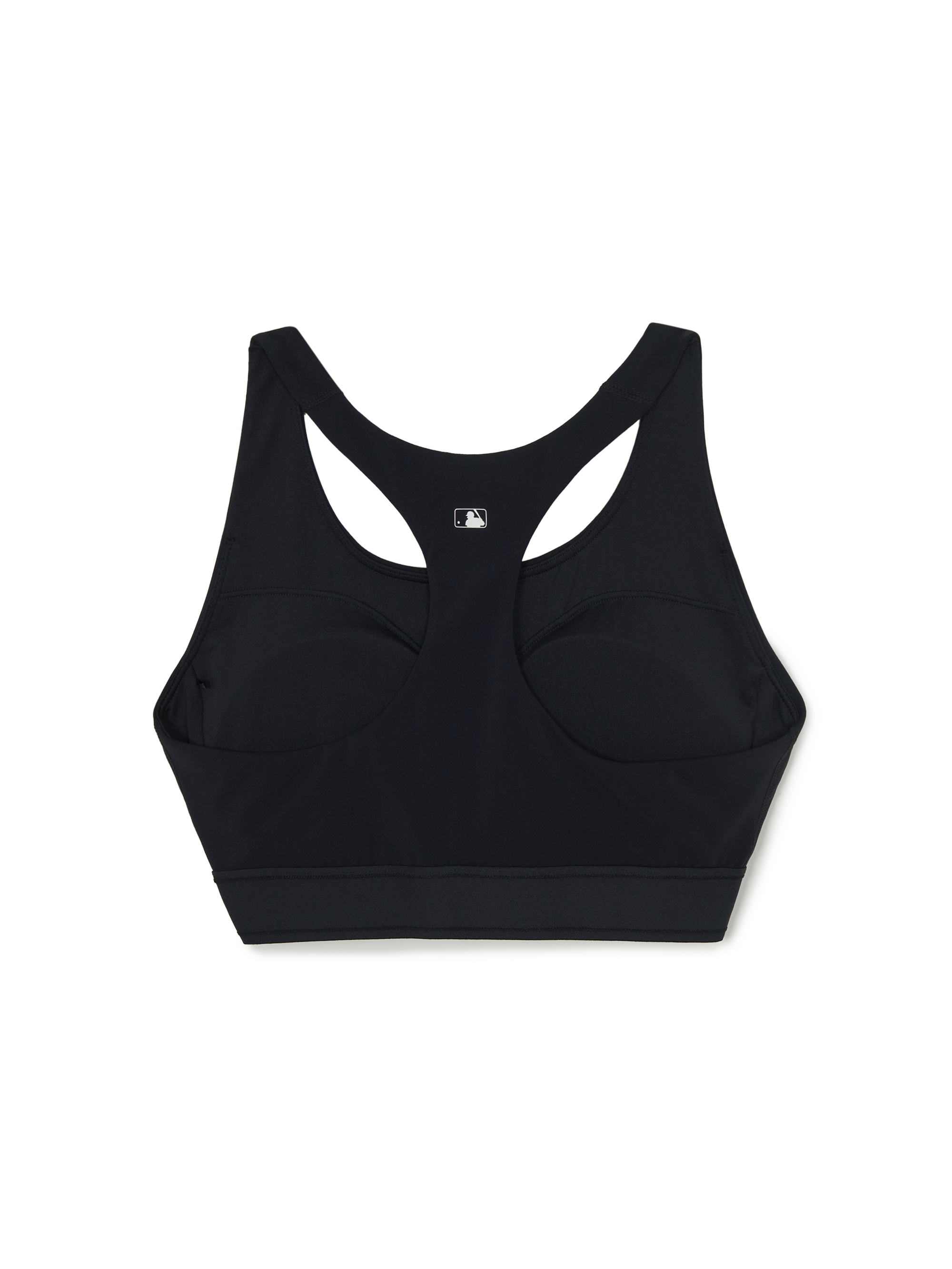 Women's Basic Band Logo Point Crop Top