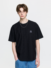 Dia Monogram Tonal Jacquard Over Fit T-Shirts