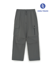 GORPCORE Cotton Touch Parachute Cargo Wide Pants