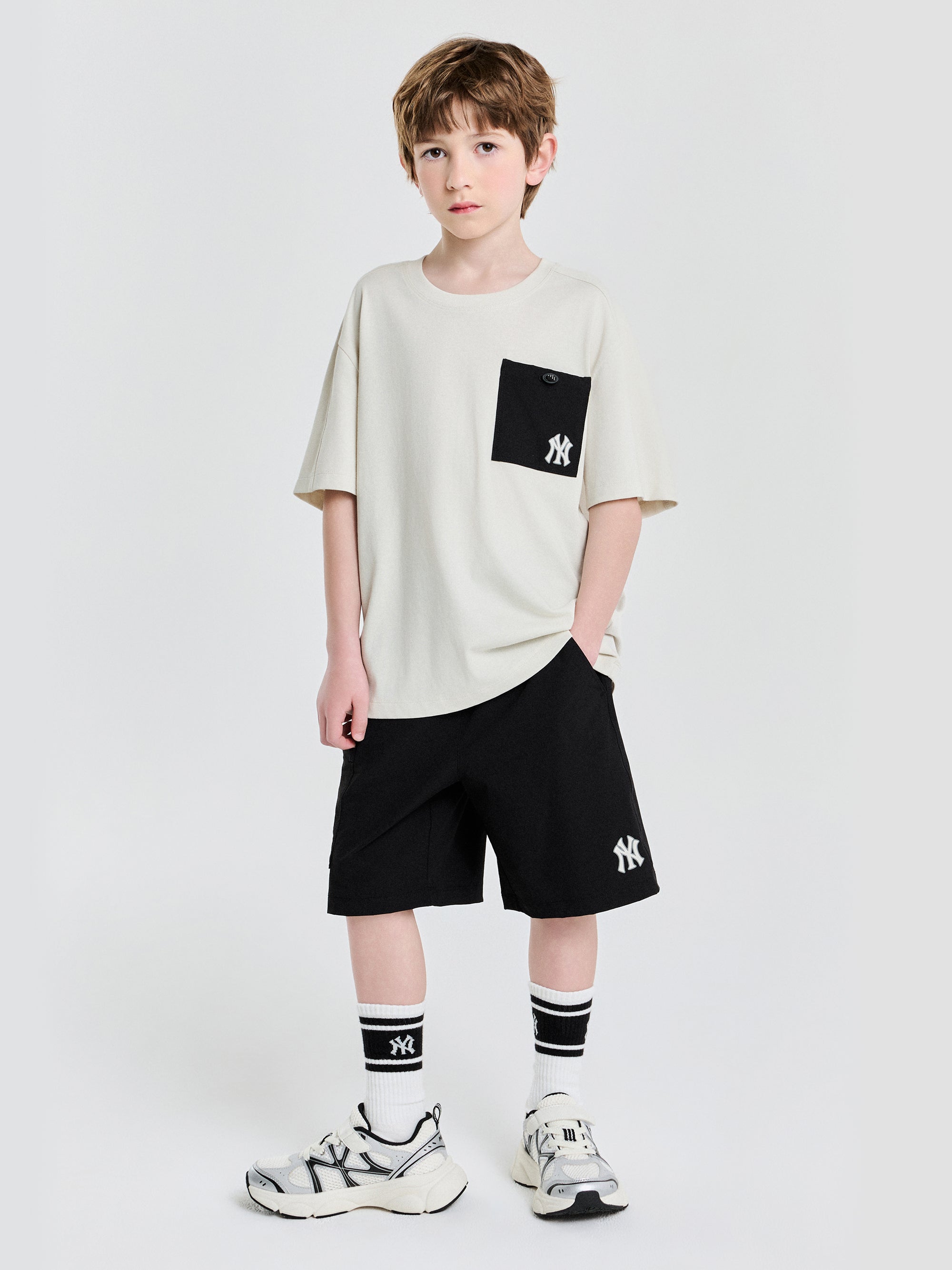 cool Field Basic Outdoor Mesh Pocket T-shirt Set