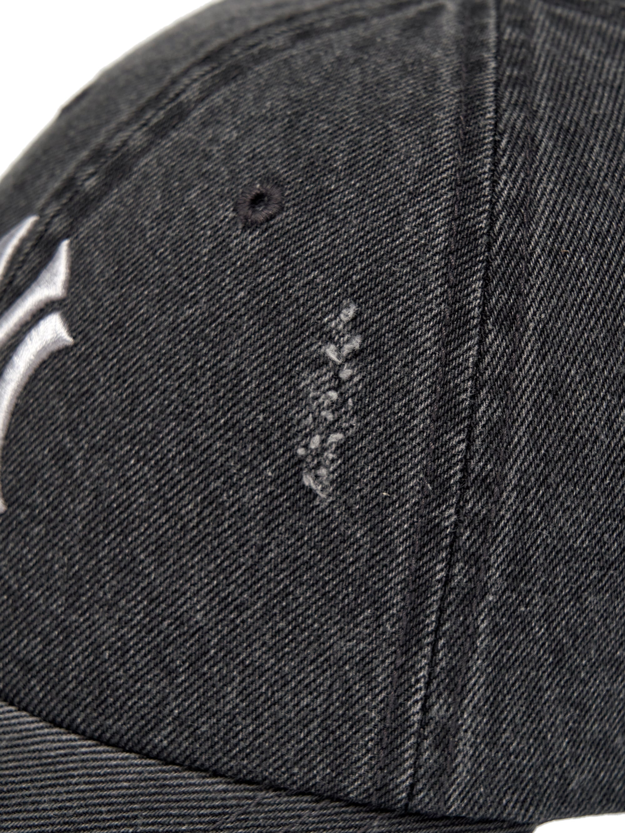 Vintage Destroyed Denim Unstructured Ballcap