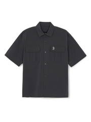 Street Vintage Washing Cotton Blend Short Sleeves Shirts