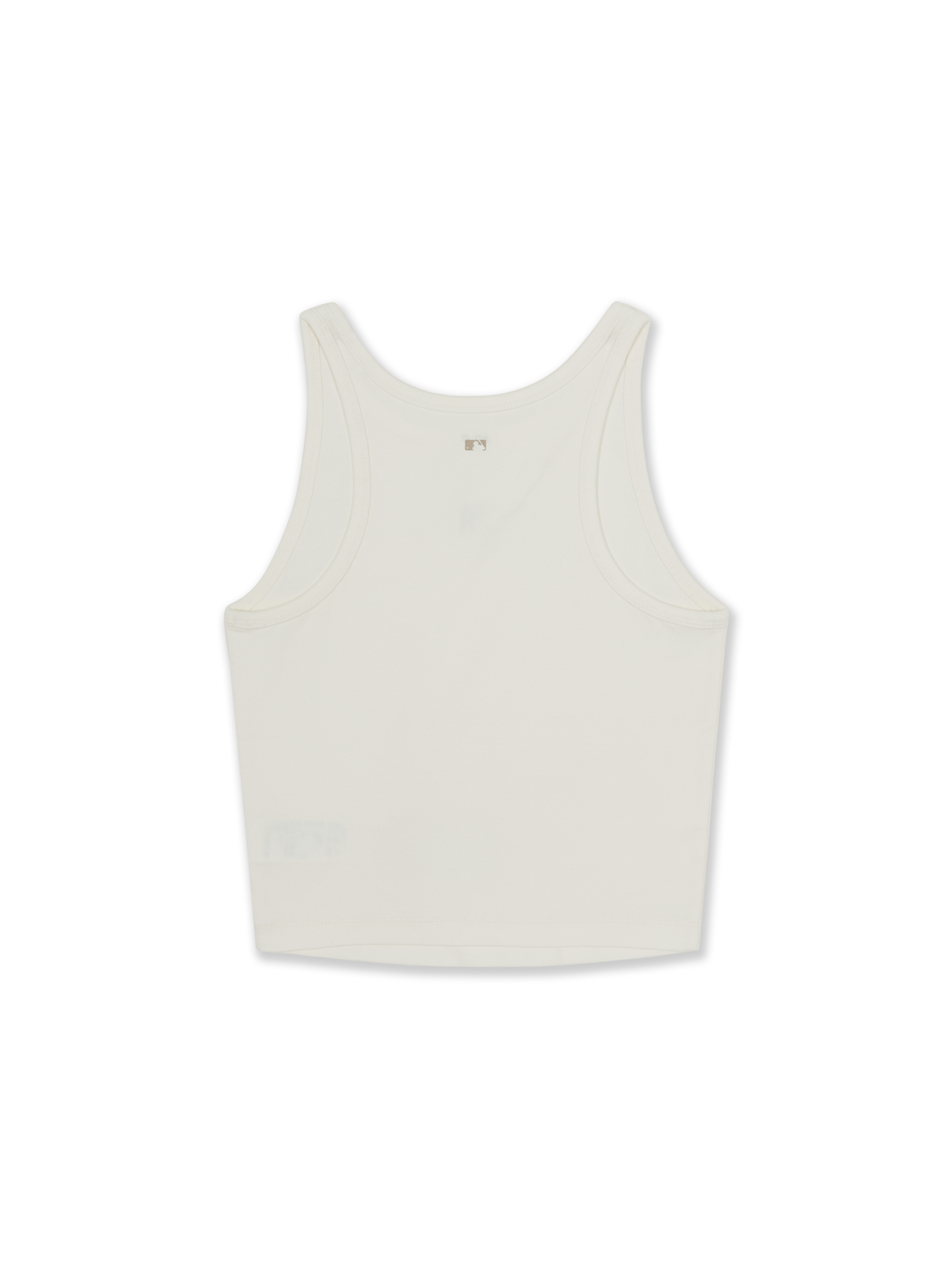 Women's Basic Small Logo Slim Crop Sleeveless T-shirts