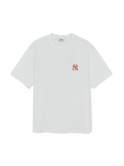 Basic Street Color Lettering Over Fit T-shirt