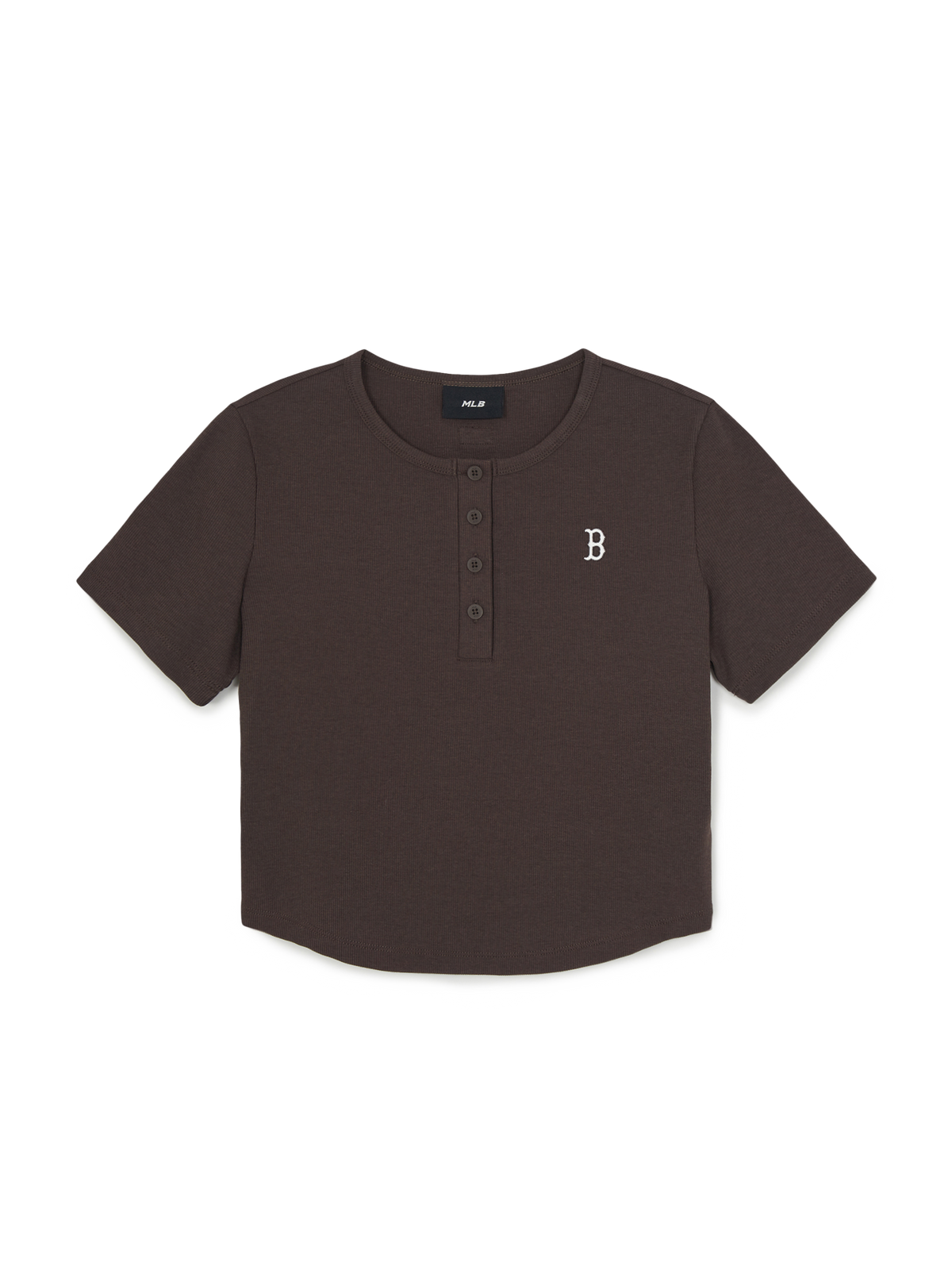 Women's Vintage Slim Henley Neck T-shirt