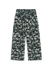 Women's Camo Low Rise Cotton Cargo Wide Pants