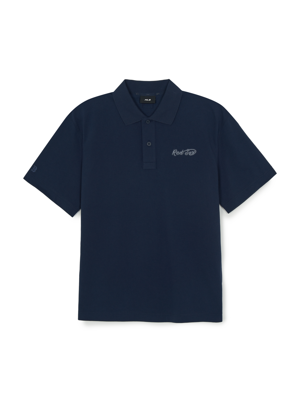 Varsity Small Cursive Over Fit Polo T-Shirts
