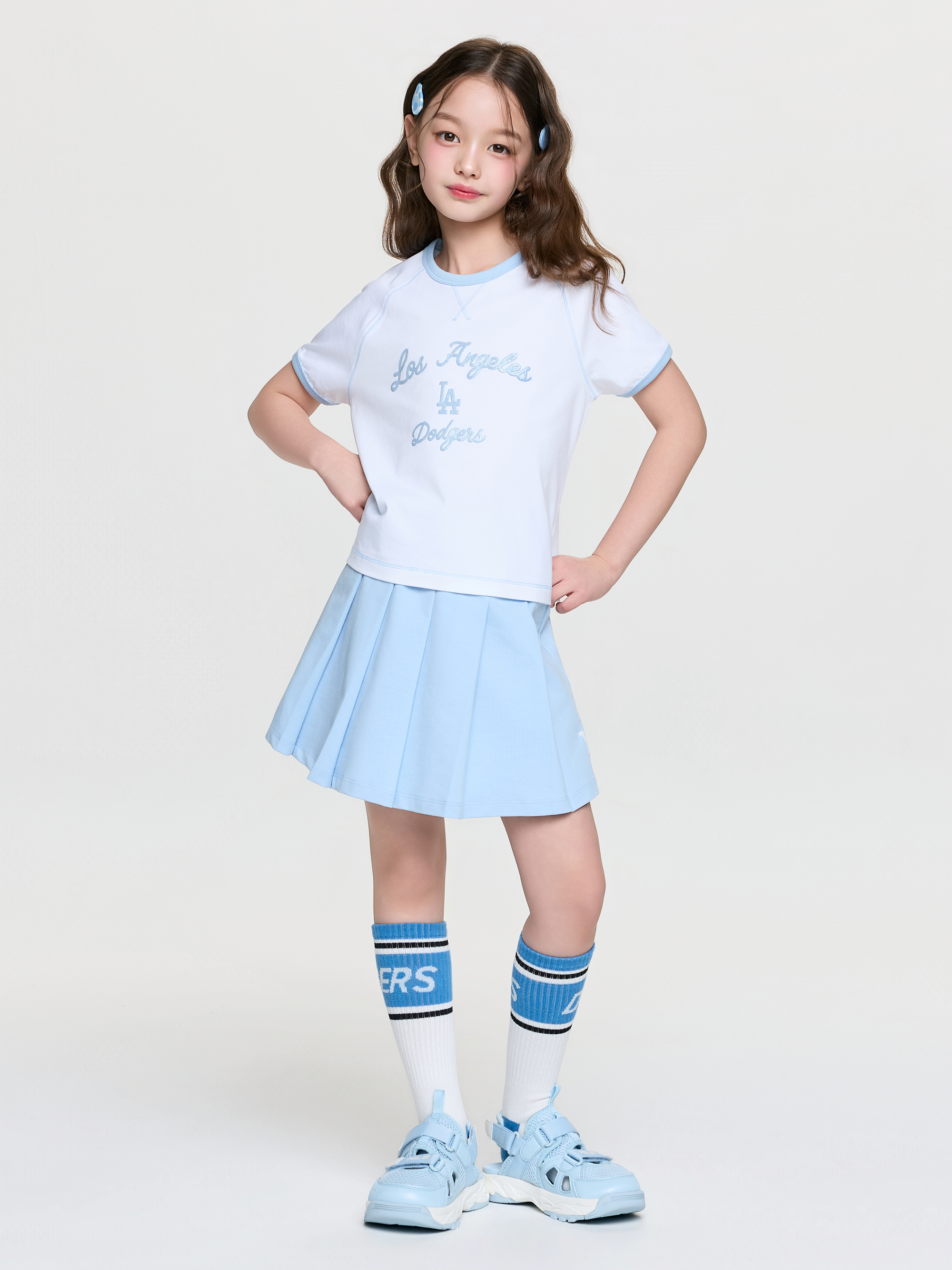 Sportive Athleisure Linger T-shirt Set (Girl's)