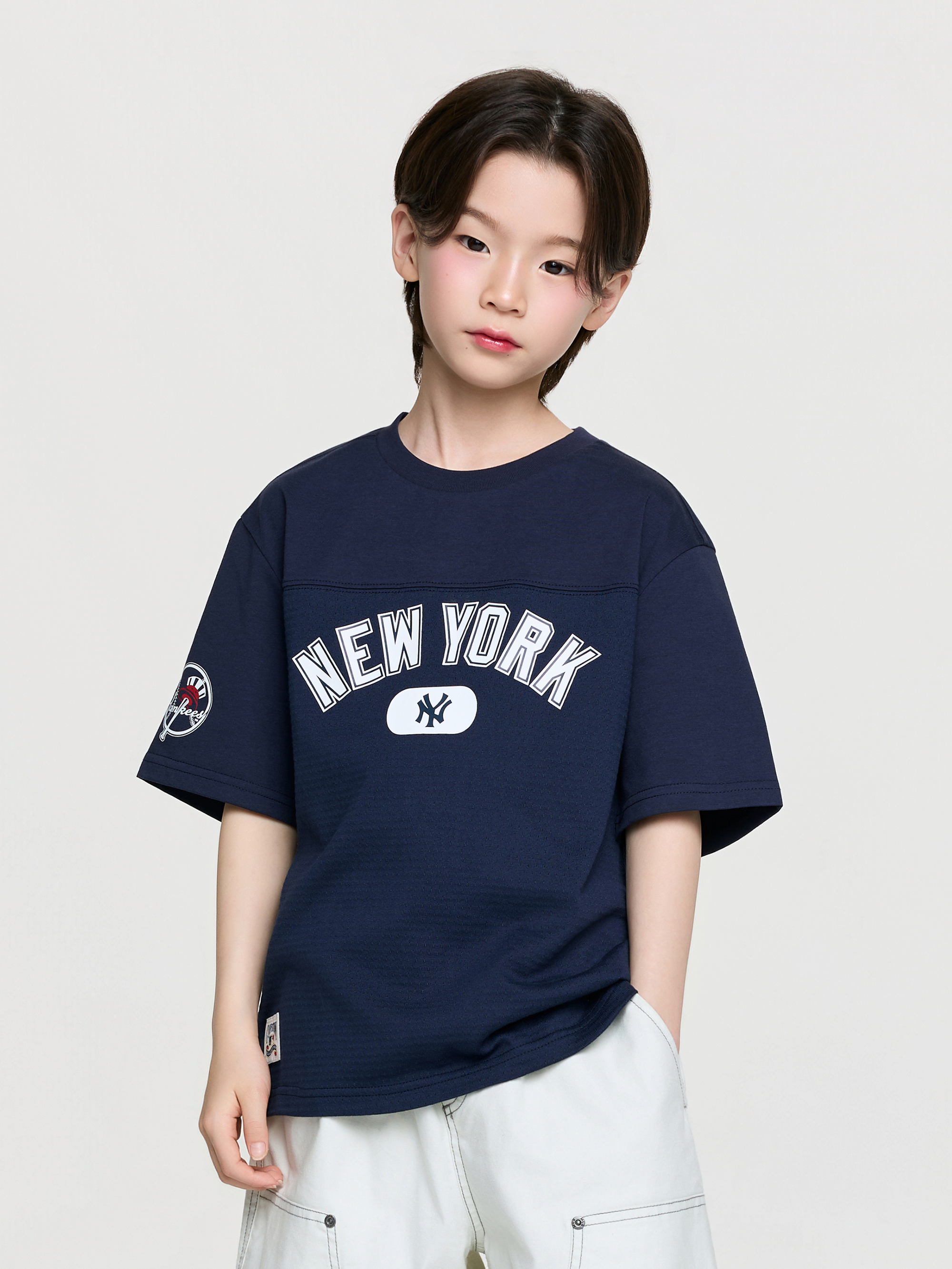 Street Basic Mesh Lettering T-shirt